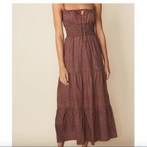 Faithfull The Brand Canyon Midi Dress size XS